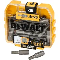 DeWalt DP43-QZ 25-Delige T25 Schroefbitset 25mm in Opbergcassette