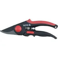 TRIZERATOP YT-8809, Gebogen bladen, Kort handvat, Zwart, Rood, 210 mm