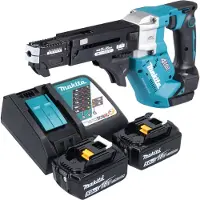 Makita DFR 552 RT accu-magazijnschroevendraaier 18 V 25 - 55 mm borstelloos + 2x accu 5.0 Ah + lader
