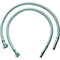 GROHE Toebehoren flexibele aansluitslang 48.4cm set a 2 stuks chroom