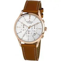 Jacques Lemans - 1-2068R - Polshorloge - Heren - Quartz - Chronograph - Retro Classic