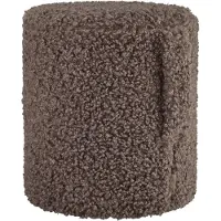 Blomus Teddy poef Espresso, Ø35x40 cm