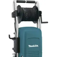 Makita HW151 hogedrukreiniger, verticaal, zwart/blauw, 498 liter per uur, 2500 watt