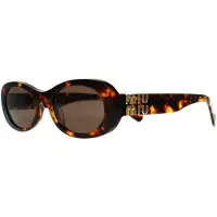 Miu Miu MU06ZS VAU06B havana donkerbruine zonnebril