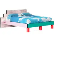 Seletti Superbed red grid bed
