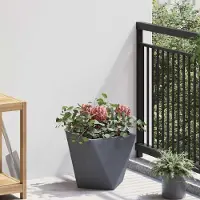 Prolenta Maison Exclusive - Plantenbak, antraciet, 30 x 30 x 30 cm, staal