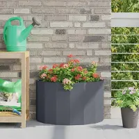Prolenta Maison Exclusive - Plantenbak, antraciet, 60 x 30 x 35 cm, staal