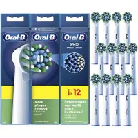 Oral-B Cross Action – Opzetborstels voor Elektrische Tandenborstels – 12 stuks – Origineel – Indicatorharen – Compatibel met Roterende Modellen