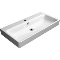 GSI Sand Keramische wastafel 100x50cm, wit ExtraGlaze