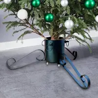 Prolenta Maison Exclusive - Kerstboomstandaard, groen, 58 x 58 x 21 cm