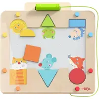 Haba Spel 'Magnetspiel Formen' beige / lichtblauw / grijs / oranje