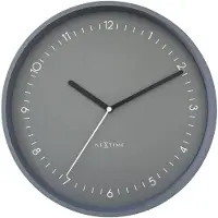 Nextime - 3305GS - Wandklok - 30 cm - grijs - Berlijn
