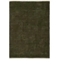 Ferm Living Firth jute vloerkleed Dark olive, 200x300 cm