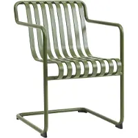 HAY Palissade Cantilever Dining armstoel Olijf