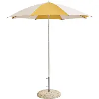 HAY Terrazza Parasol Octagon | Off-white and ochre