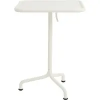 HAY Deville Table 55x55 Cm Cream - Tuintafel Gepoedercoat Staal White - AF765-F696-AV21