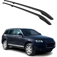 Omtec dakdrager 7527933B, geschikt voor beide zijden van het dak van een VW Touareg (7LA, 7L6, 7L7), gemaakt van aluminium