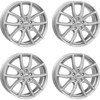 Autec 4 Vidron velgen, 7,5x18, 5x112, zilverkleurig, geschikt voor Seat Leon, Altea, Toledo. Alufelgen, 5x112, zilverkleurig, voor Seat Leon, Altea, Toledo