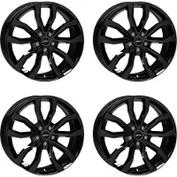 Autec 4 Uteca velgen, 8x18, 5x114,3, zwarte uitvoering, voor de LEAPMOTOR C10. Alufelgen, 5x114,3, zwarte uitvoering, voor de LEAPMOTOR C10