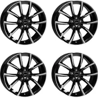 Autec 4 Astana velgen, 8x18 inch, 5x114,3 steekmaat, geschikt voor Suzuki Swift, Kizashi, Vitara, SX4, S-Cross. Alufelgen, 5x114,3 steekmaat, voor Suzuki Swift, Kizashi, Vitara, SX4