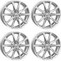 Autec 4 Brixen velgen, 7x17 inch, 5x114,3 steekmaat, kleur: zilver, geschikt voor Lexus IS. Alufelgen, 5x114,3 steekmaat, kleur: zilver, voor Lexus IS