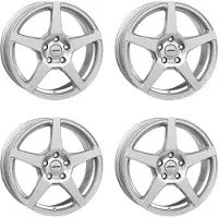 Autec 4 Valea velgen, 7,5x19, 5x114,3, zilverkleurig, geschikt voor Toyota C-HR, Camry, Corolla. Alufelgen, 5x114,3, zilverkleurig, voor Toyota C-HR, Camry, Corolla