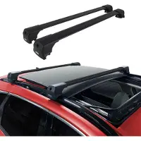 Omtec OMAC 1237916B Dakdrager, aluminium, 75 kg max. draagvermogen, geschikt voor BMW X5 (G05)