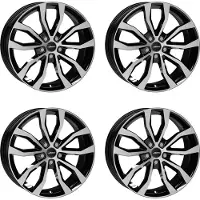 Autec 4 Uteca velgen, 9,5x22, 5x112 SWP, geschikt voor Mercedes-Benz M-klasse, GLS, GL, GLE, GLE AMG, aluminium velgen, 5x112 SWP, voor Mercedes-Benz M-klasse, GLS, GL, GLE, GLE AMG