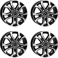 Autec 4 Kiso velgen, 7x17 inch, 5x120 steek, SWP, geschikt voor MAN TGE. Alufelgen, 5x120 steek, SWP, voor MAN TGE