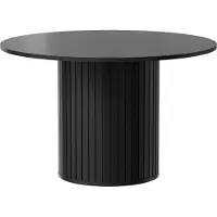 MINIO go for it MINIO, salontafel "ZAMA", rond, 120 cm breed, zwarte kleur