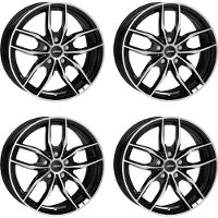 Autec 4 Bavaria velgen, 7,5x18 inch, 5x112 steek, geschikt voor BMW 2-serie, 4-serie, 5-serie, 3-serie, X4, X3. Alufelgen, 5x112 steek, geschikt voor BMW 2-serie, 4-serie, 5-serie, 3-serie, X4, X3