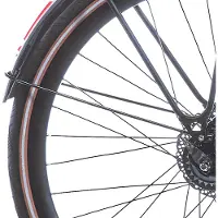 Cortina Bearing Co. spatbordstang achter 28 mozzo black brown