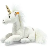 Steiff Knuffel - 27 cm - Unicorn - White - - OneSize - Knuffels