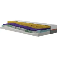 Silver Crown 7 Zonen tonnetjesveer kernmatras | 80 x 200 cm | 25 cm hoog | stevig | SILVERCROWN Motion 6
