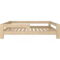 Need Sleep - Montessori Kinderbed Peuterbed 120x200 cm - Met Valbeveiliging - Hout - Inclusief Lattenbodem