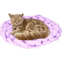 Sonstige Verlage Kattenmand 40x40 cm. Zacht, geweven van wol. Stressverlagend. Roze