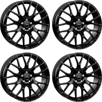 Autec 4 Nimah velgen, 9x22, 5x108, geschikt voor smart #5. Alufelgen.5x108 SW alufelgen voor smart #5