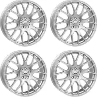 Autec 4 Nimah velgen, 8x19 inch, 5x114,3, zilverkleurig, geschikt voor Toyota Camry. Alufelgen, 5x114,3, zilverkleurig, voor Toyota Camry
