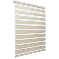 Sol Royal DL2 †“ Rolgordijn Lichtdoorlatend 140x150 cm Linnen †“ Duo Rolgordijn zonder Boren †“ Klembevestiging