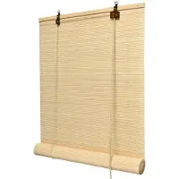 Sol Royal Bamboe Rolgordijn 70 cm breed – Lichtdoorlatende Zonwering Rolgordijnen Zonder Boren 70x160 cm – Natuurlijke Bamboe Jaloezie met Klembeugels voor Ramen & Deuren Roljaloezieën – Natuur B86