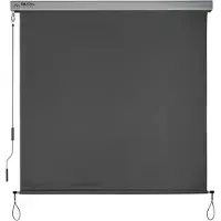 Sol Royal MS5 – Verticale Luifel voor Buiten 140x250 cm – Duurzame Rolgordijn Waterdicht met Afneembare Handslinger – Verticale Zonnescherm Antraciet voor Terras, Balkon, Tuin