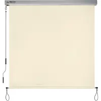 Sol Royal MS5 †“ Verticale Luifel voor Buiten 180x250 cm †“ Duurzame Rolgordijn Waterdicht met Afneembare Handslinger †“ Verticale Zonnescherm Beige voor Terras, Balkon, Tuin