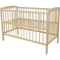 Need Sleep - Babybedje 60x120 cm - Houten Ledikant met Verstelbare Bodem - Naturel - Veilig & Duurzaam