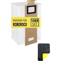 Nikcorp Sada van 10 stofzuigzakken voor de Roborock S7-serie - hoge efficiëntie