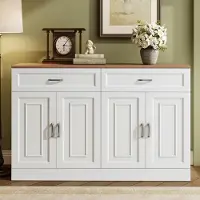 Fortuna Lai dressoir met planken en rebounder – Dressoir met natuurlijke houtnerf, een praktische opbergoplossing voor uw woonkamer