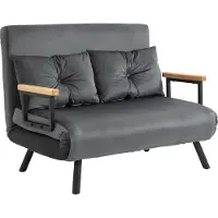 HOMCOM Schlafsofa mit Sitzkissen 839-835V00