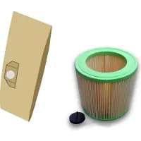 Kallefornia 10 stofzuigzakken K85 + 1 filter voor Kärcher WD 3300 WD 3800 3.300 3.800