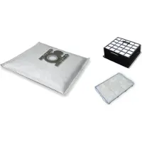 Kallefornia 10 stofzuigzakken K28 + HEPA motorfilterset voor Siemens VS06G2410/03 VS06G2510