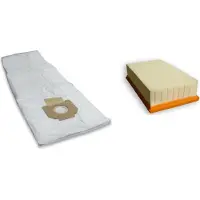 Kallefornia 5 stofzuigzakken + 1 filter voor Hilti VC20-U en VC40-U. Filtersystemen, plooifilters