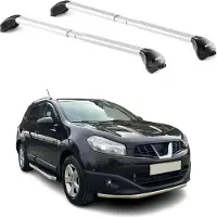 Aurilis Draagrek/bagagerek voor Nissan Qashqai+2 JJ10, modeljaren 2007-2014, 5 deuren, aluminium, 2x ABE-certificaat
